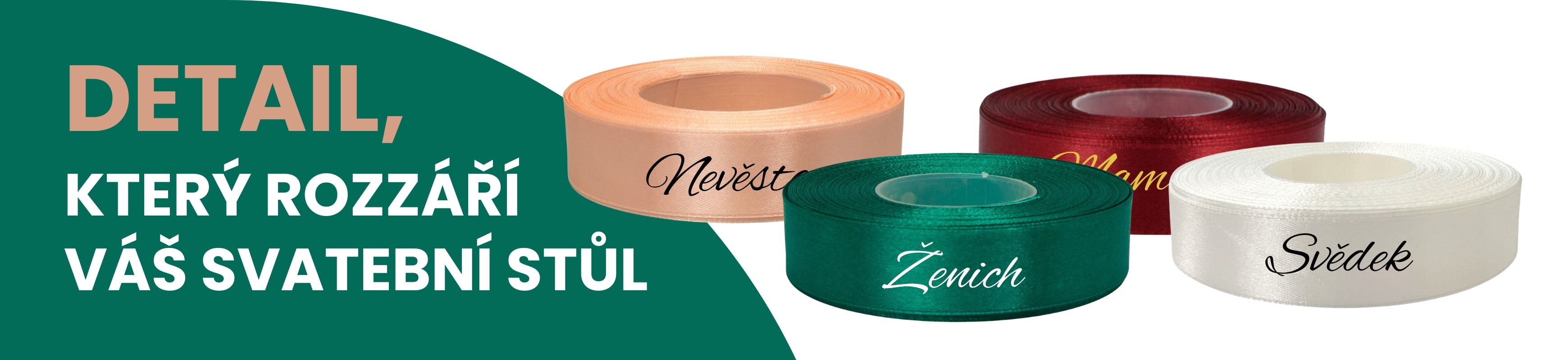 svatebni stuhy se jmenem personalizované dotek radosti 1